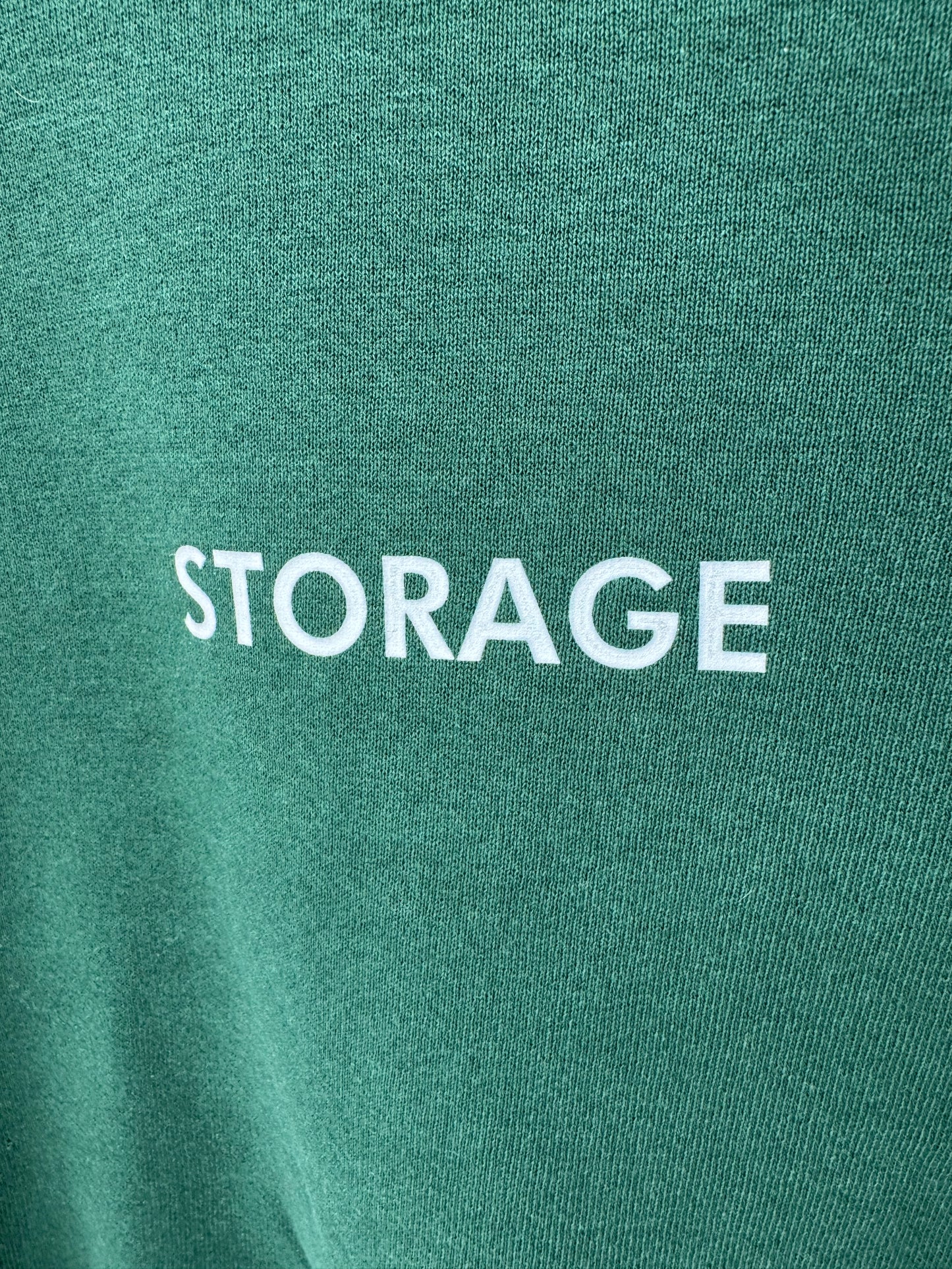 【古着】Russell Athletic 90s "STORAGE" Print Sweat Shirt