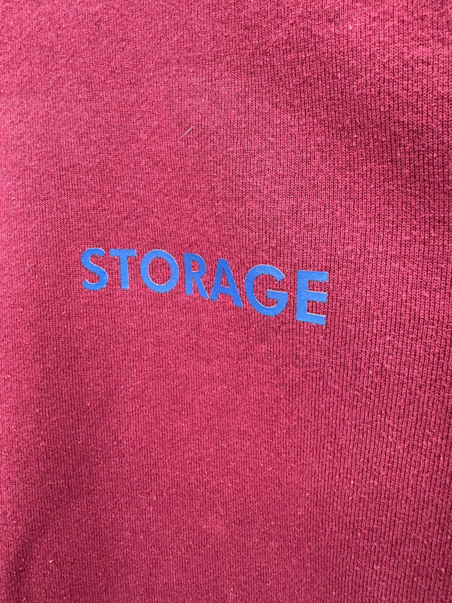 【古着】Russell Athletic 90s "STORAGE" Print Sweat Shirt