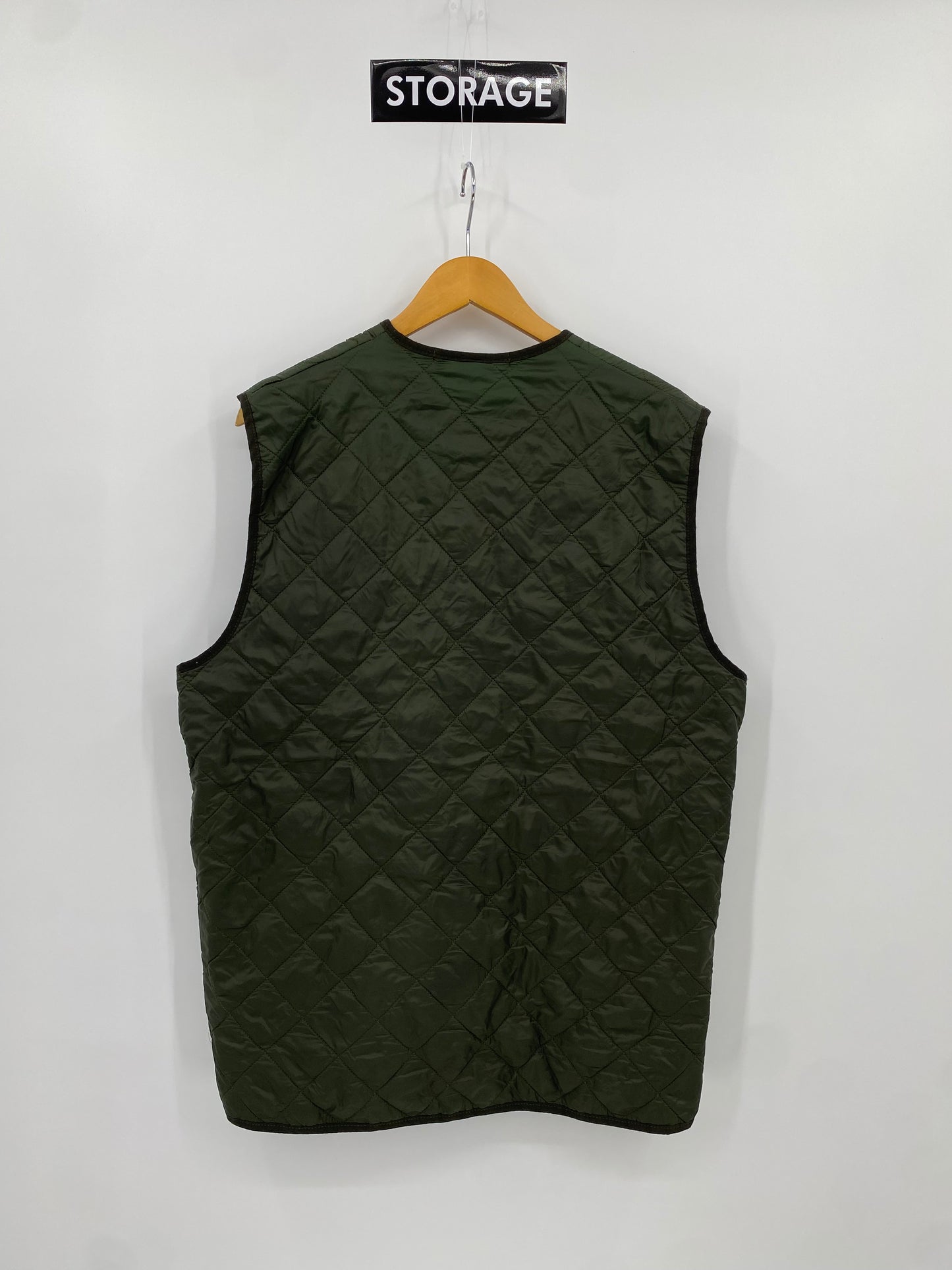 【古着】Barbour Polar Quilts Vest L