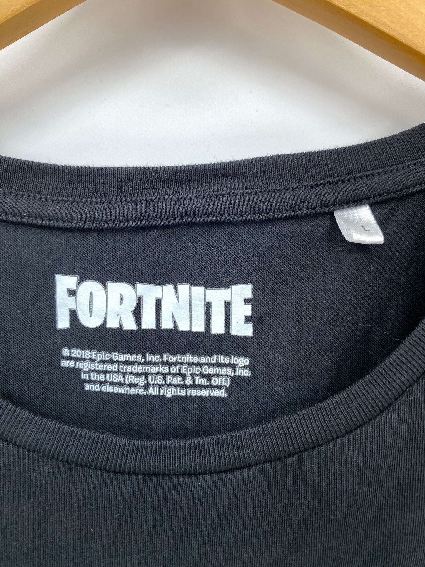 【古着】FORTNITE Emote Take the L Short Sleeve Tee WOMEN L