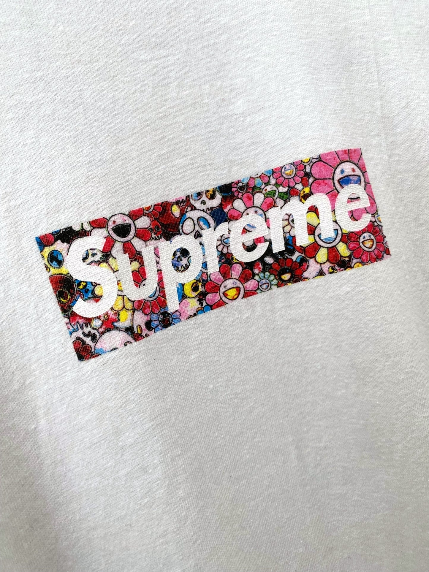 【中古】20ss Supreme Takashi Murakami COVID-19 Relief Box Logo Tee XL