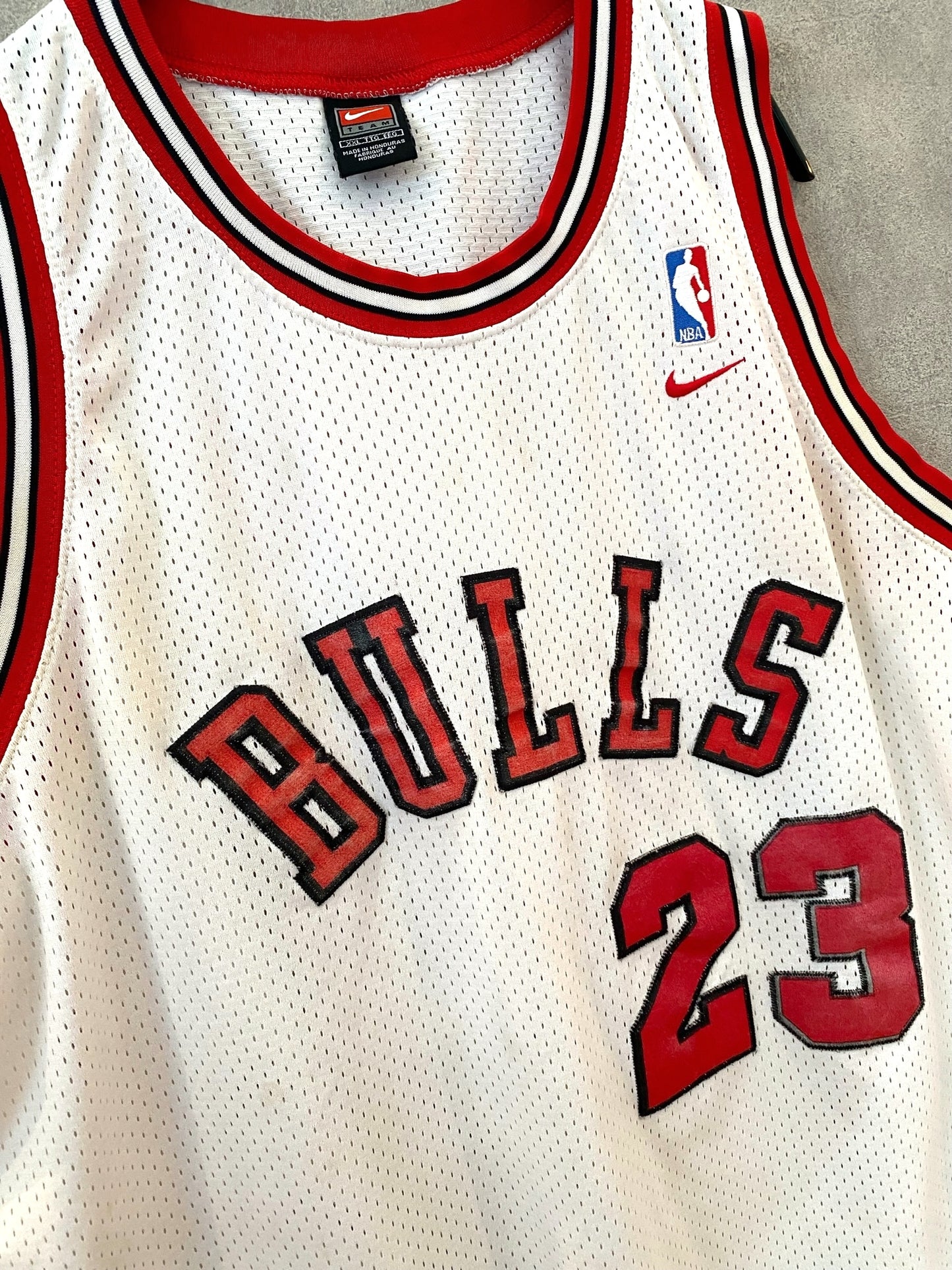 【古着】TEAM NIKE NBA CHICAGO BULLS MICHAEL JORDAN GAME SHIRT Jersey XXL