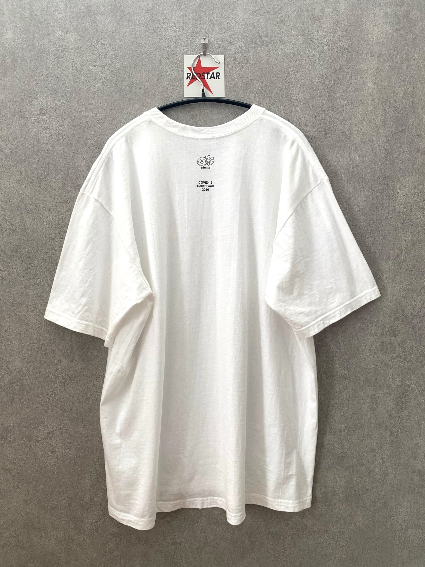 【中古】20ss Supreme Takashi Murakami COVID-19 Relief Box Logo Tee XL