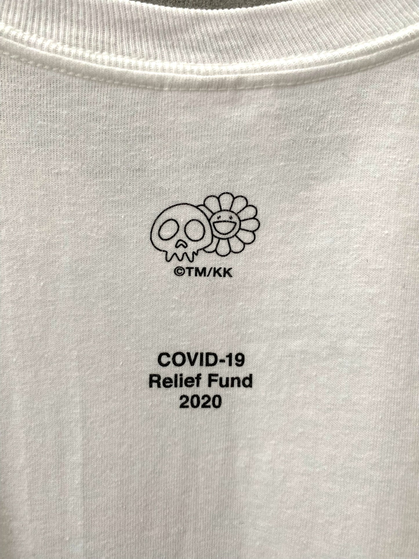 【中古】20ss Supreme Takashi Murakami COVID-19 Relief Box Logo Tee XL