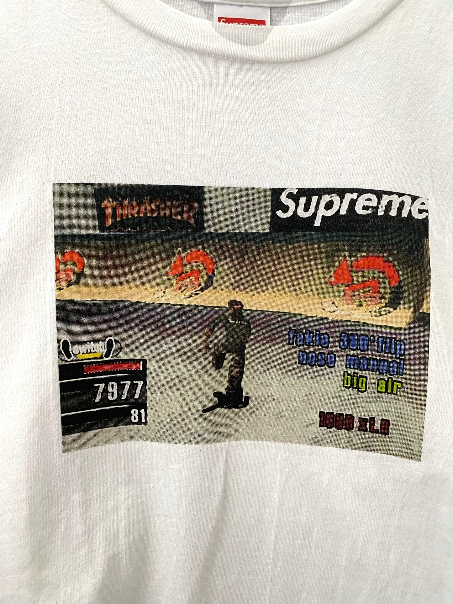 【中古】21AW Supreme Thrasher Game Tee XL