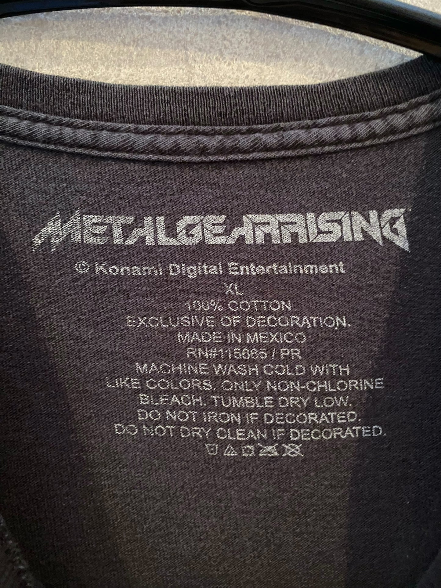 【古着】KONAMI METAL GEAR RISING REVENGEANCE Tee XL