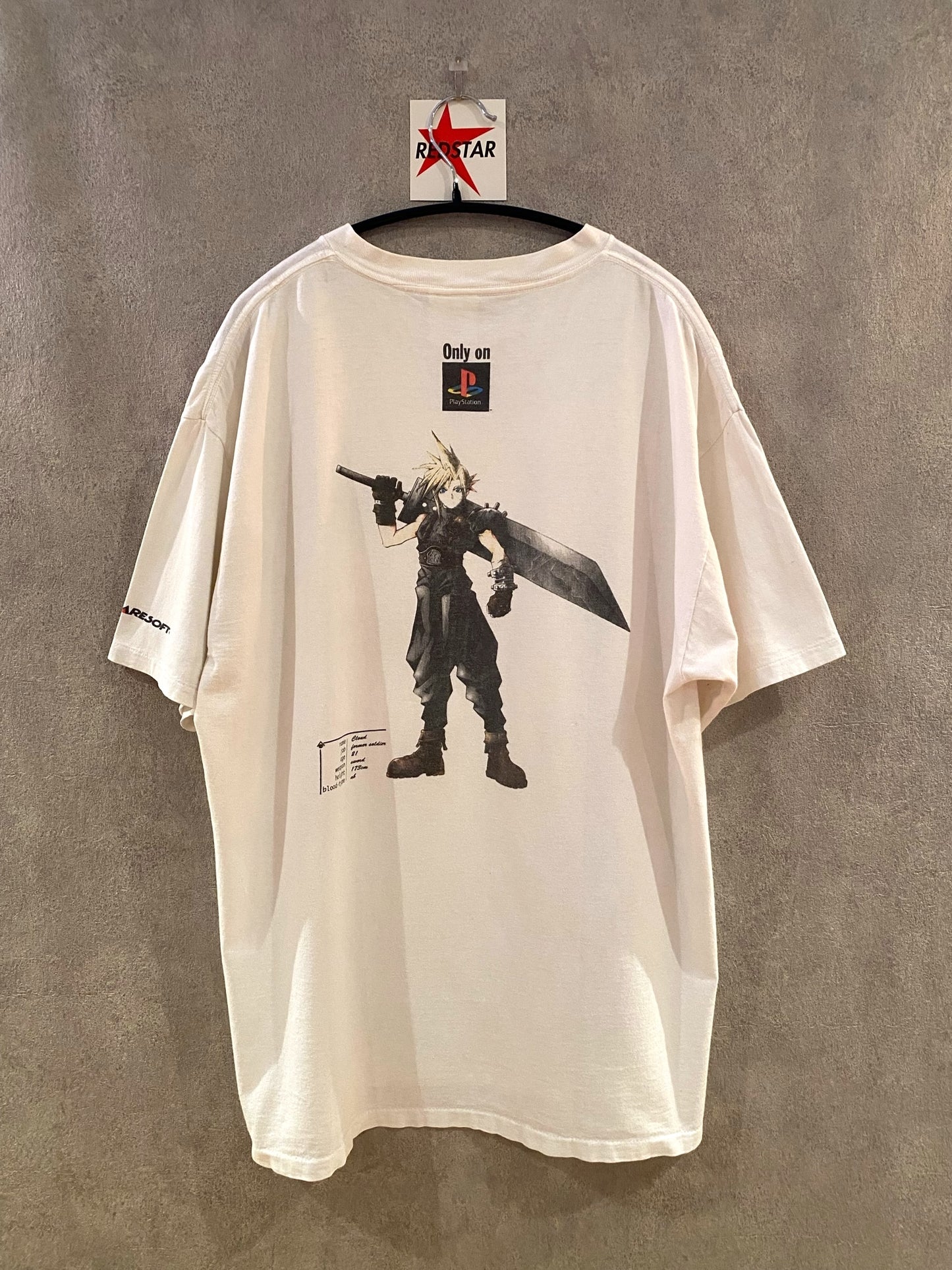 【古着】FINAL FANTASY VII PlayStation Promotion Tee XL