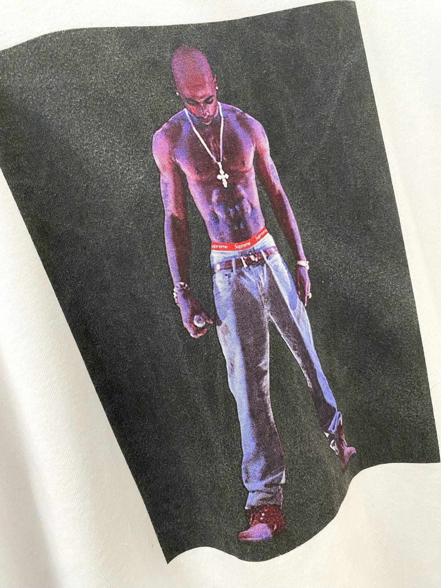 【中古】20SS Supreme Tupac Hologram Tee XL