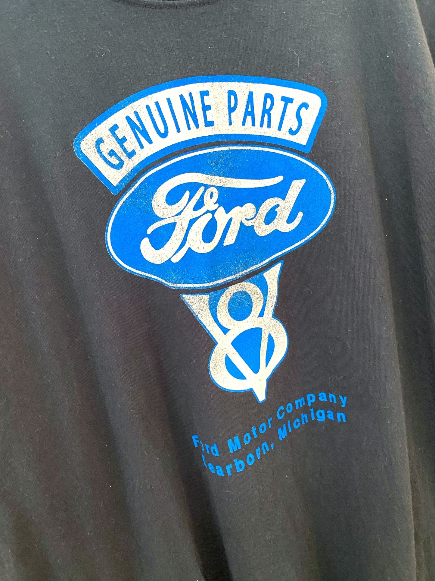 【古着】Ford V8 advertising Tee L