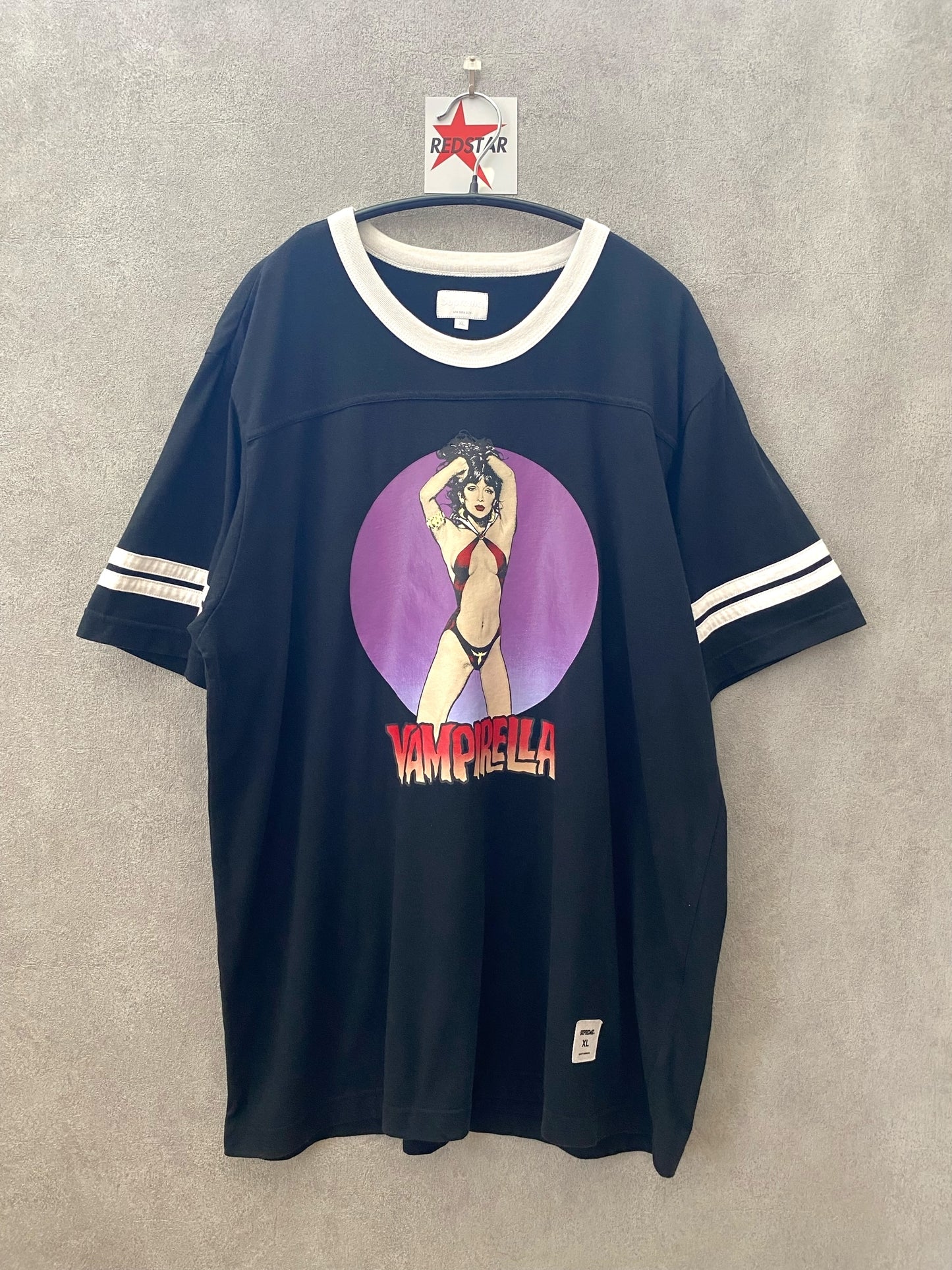【中古】17SS Supreme Vampirella Football Tee XL