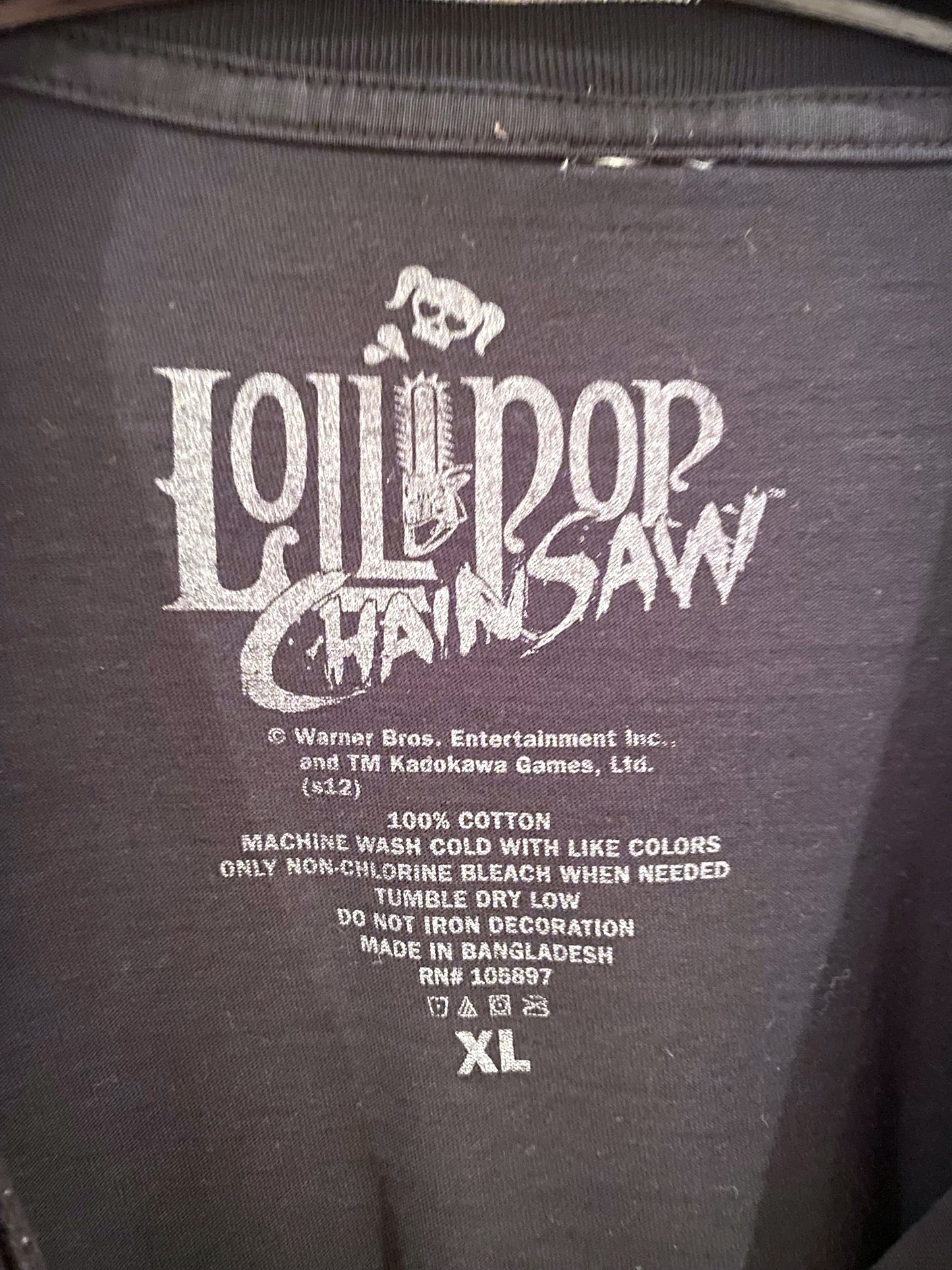 【古着】LOLLIPOP CHAINSAW OFFICIAL Tee XL
