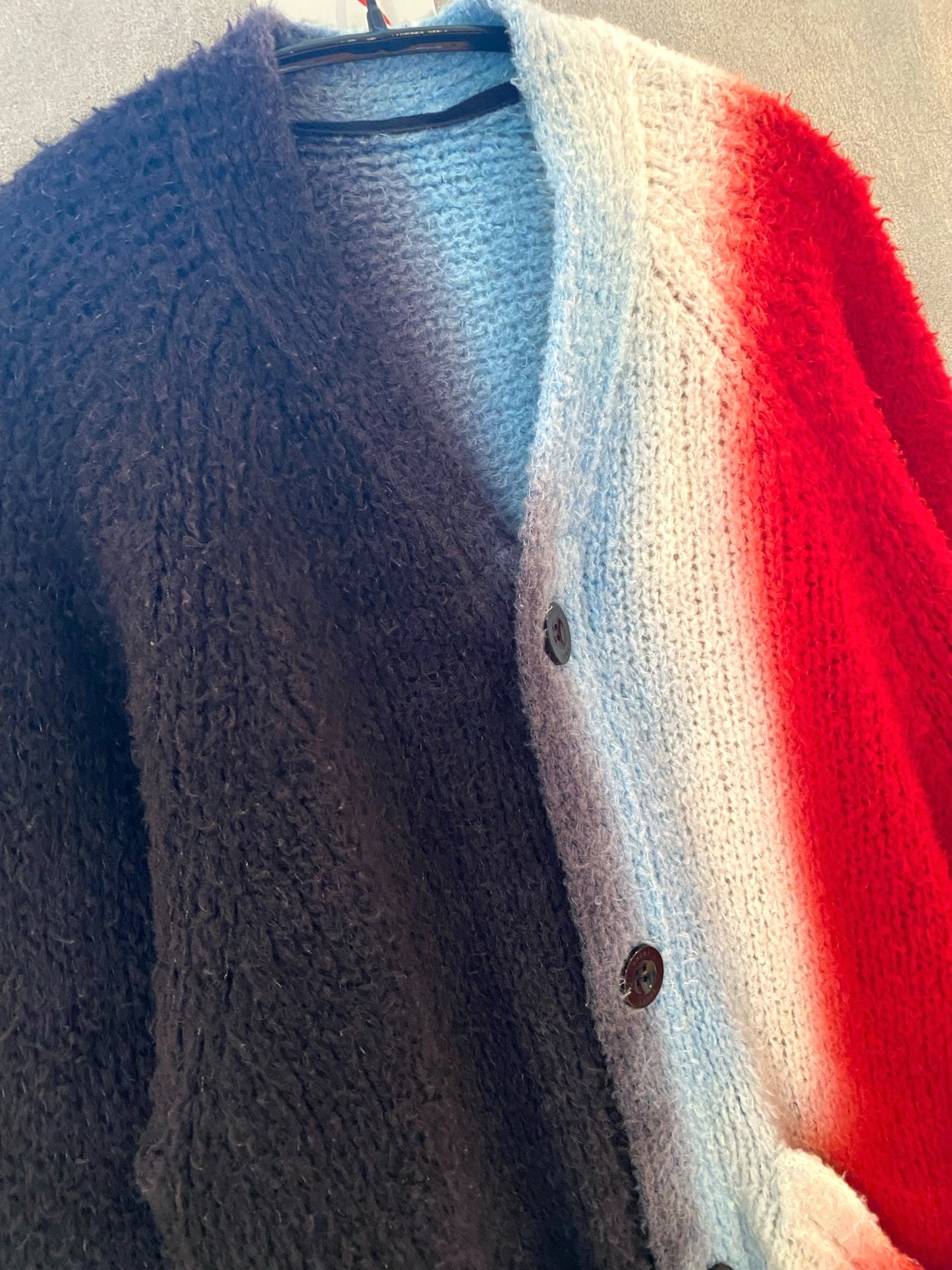 【中古】Sacai Tie Dye Knit Cardigan 3