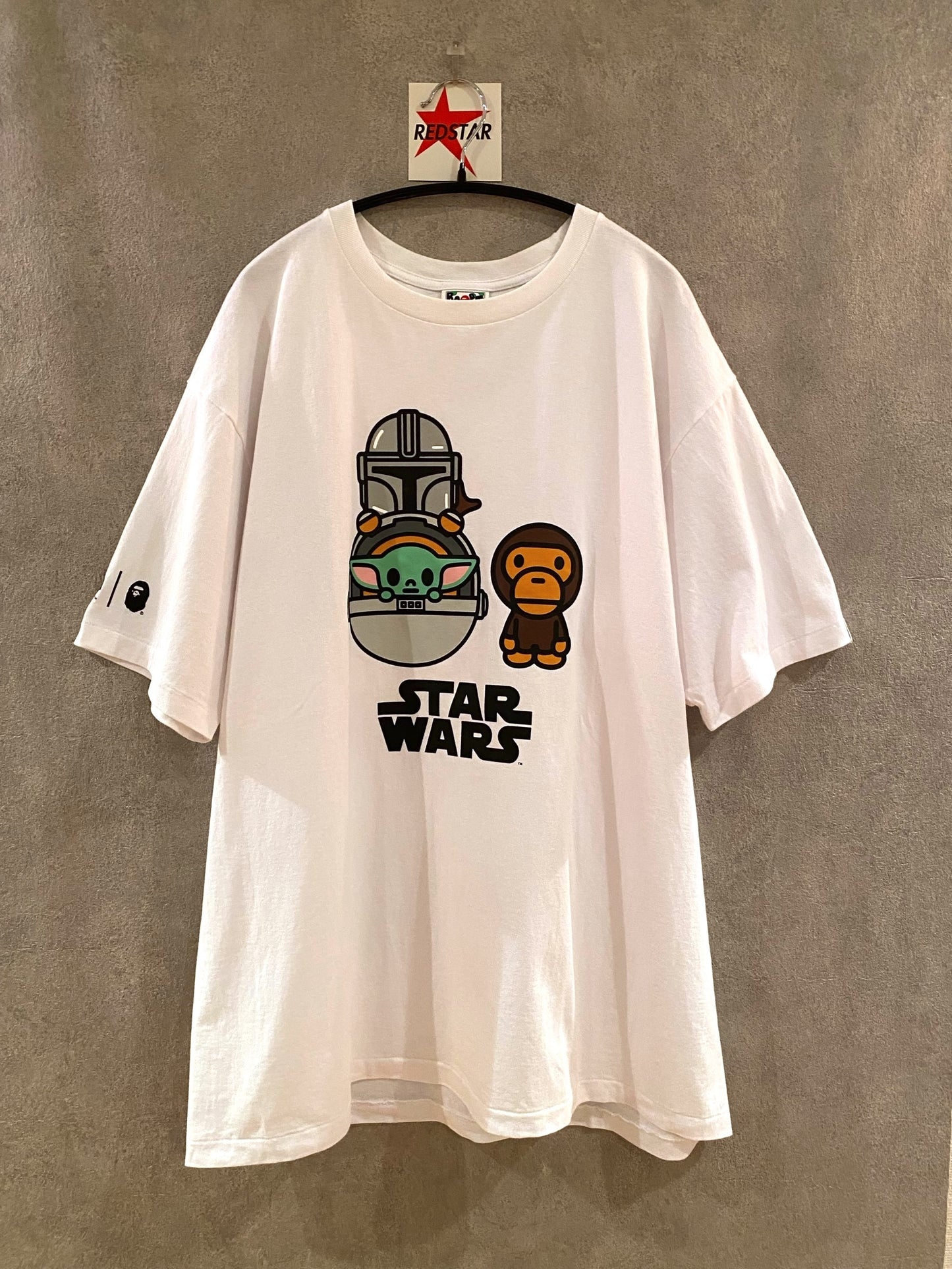 【中古】A BATHING APE STARWARS MANDALORIAN Tee 2XL