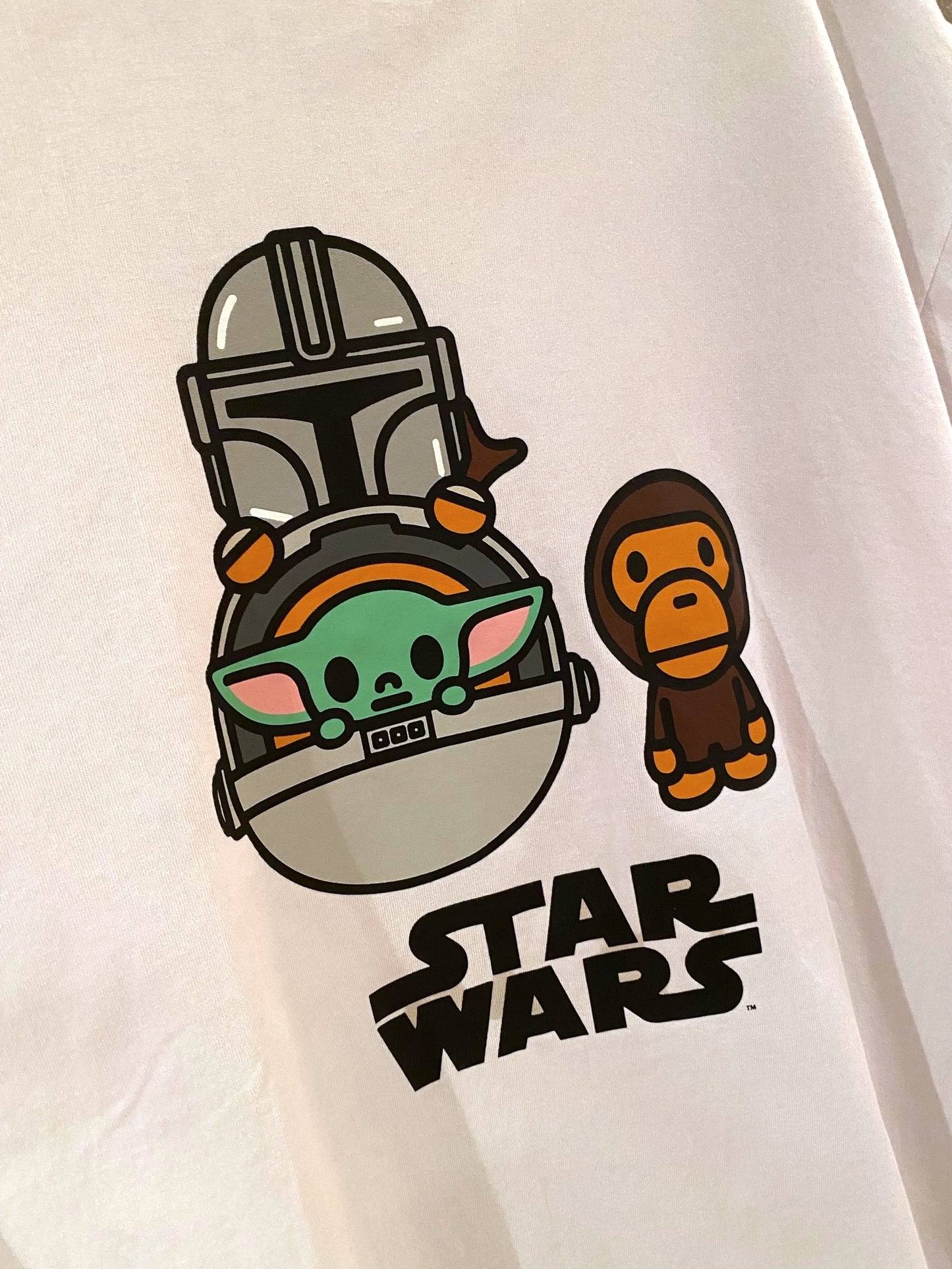 【中古】A BATHING APE STARWARS MANDALORIAN Tee 2XL