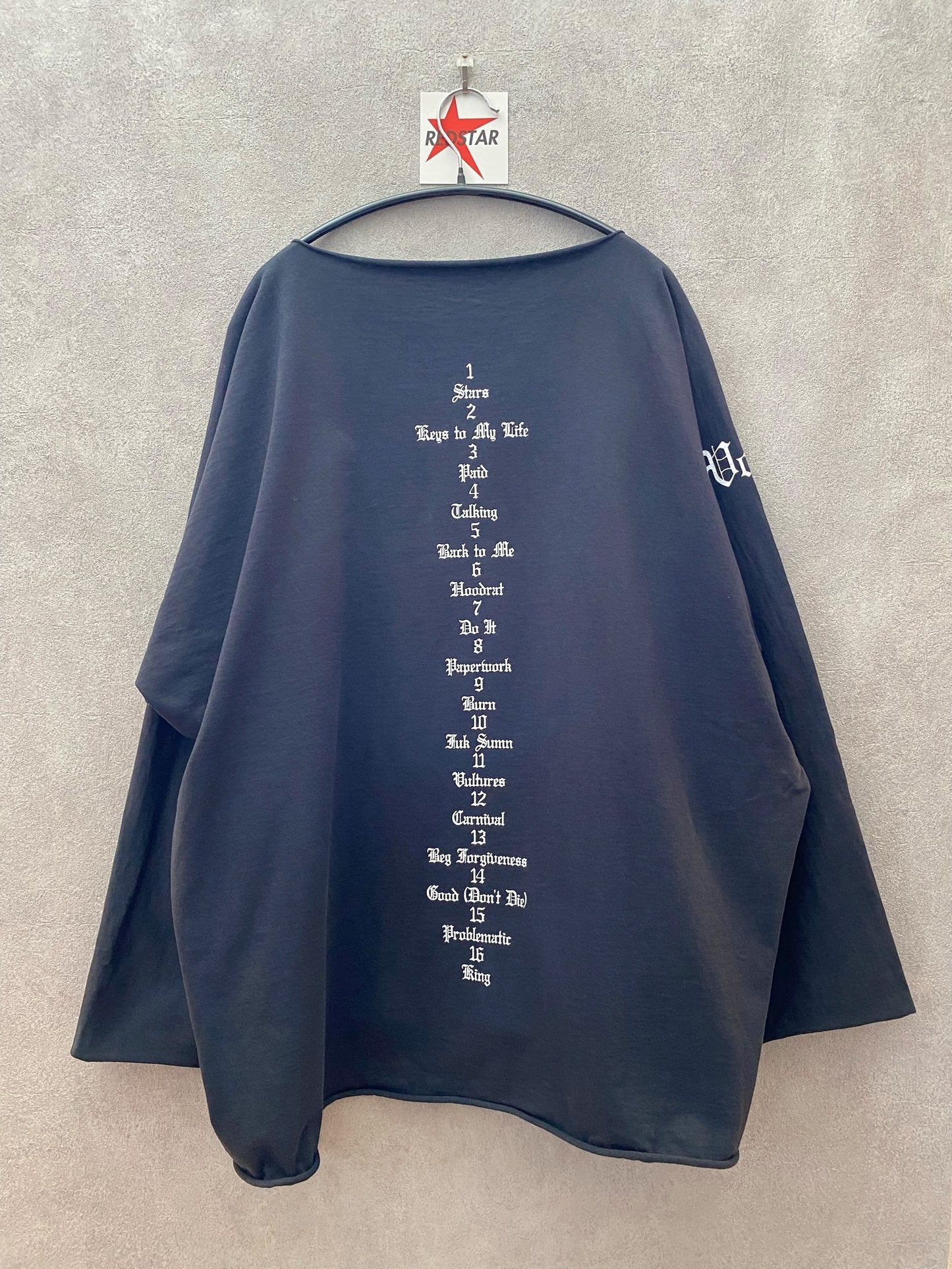 【中古】YZY Kanye West Vultures long sleeve Tee XL