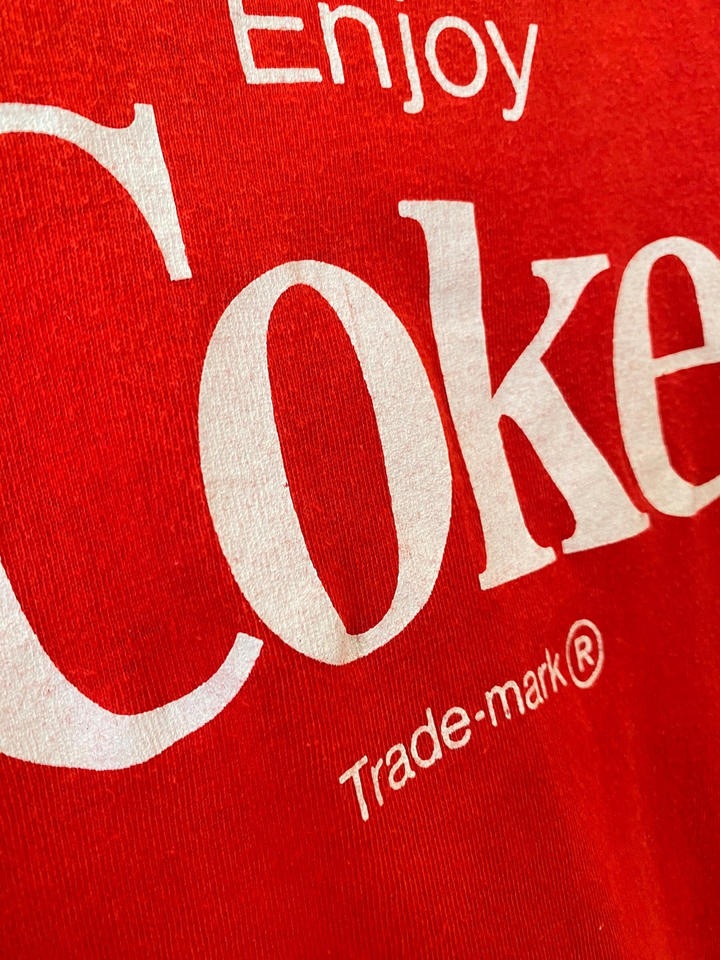 【古着】70s 80s Coke advertising Tee L
