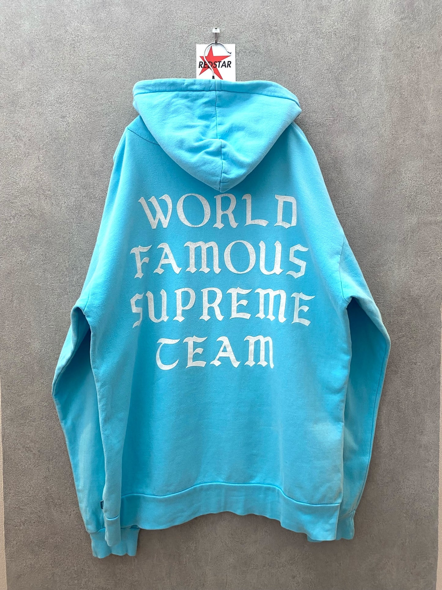 【中古】90s Supreme world famous hoodie XL
