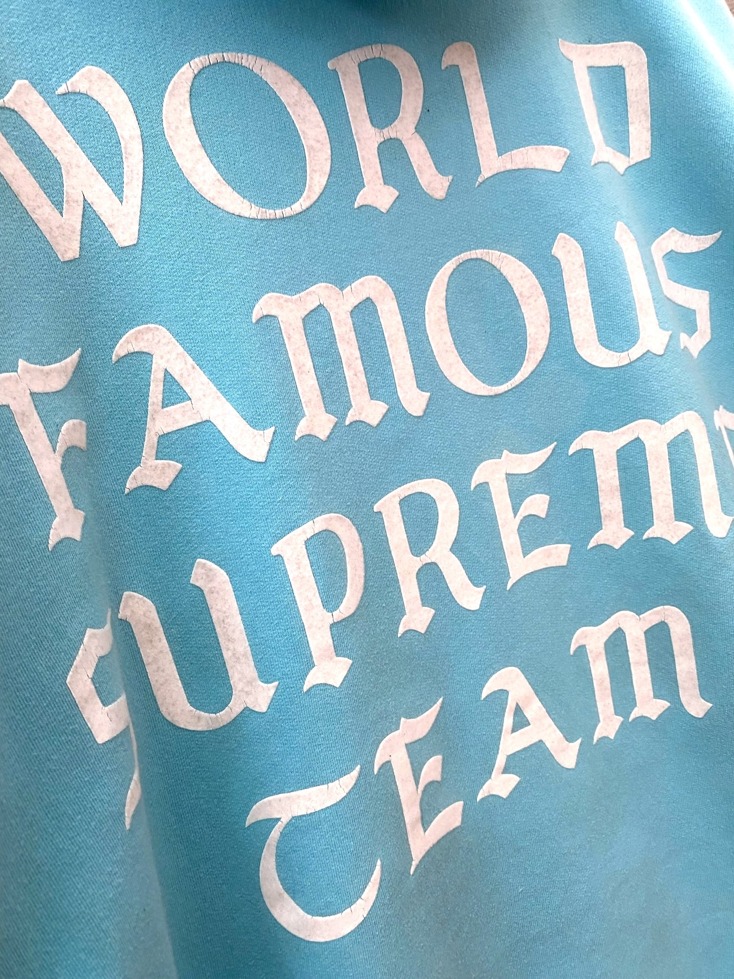 【中古】90s Supreme world famous hoodie XL