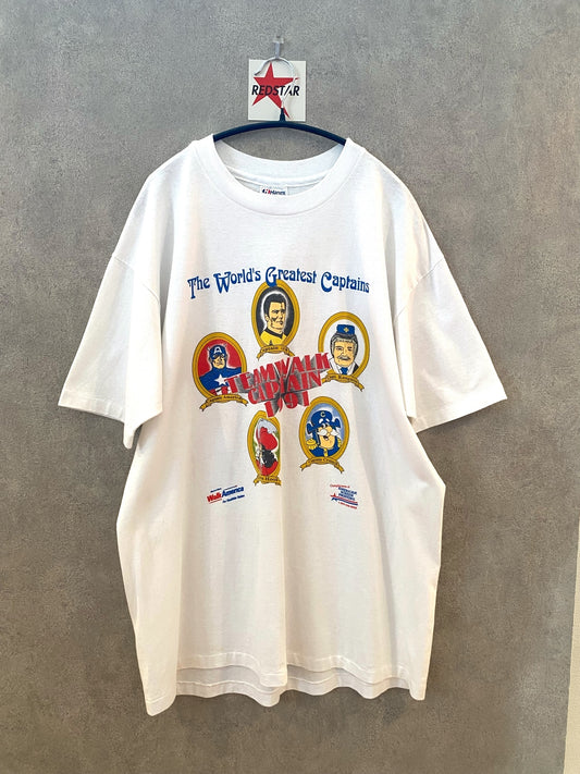 【古着】Hanes 90s Captain Tee L