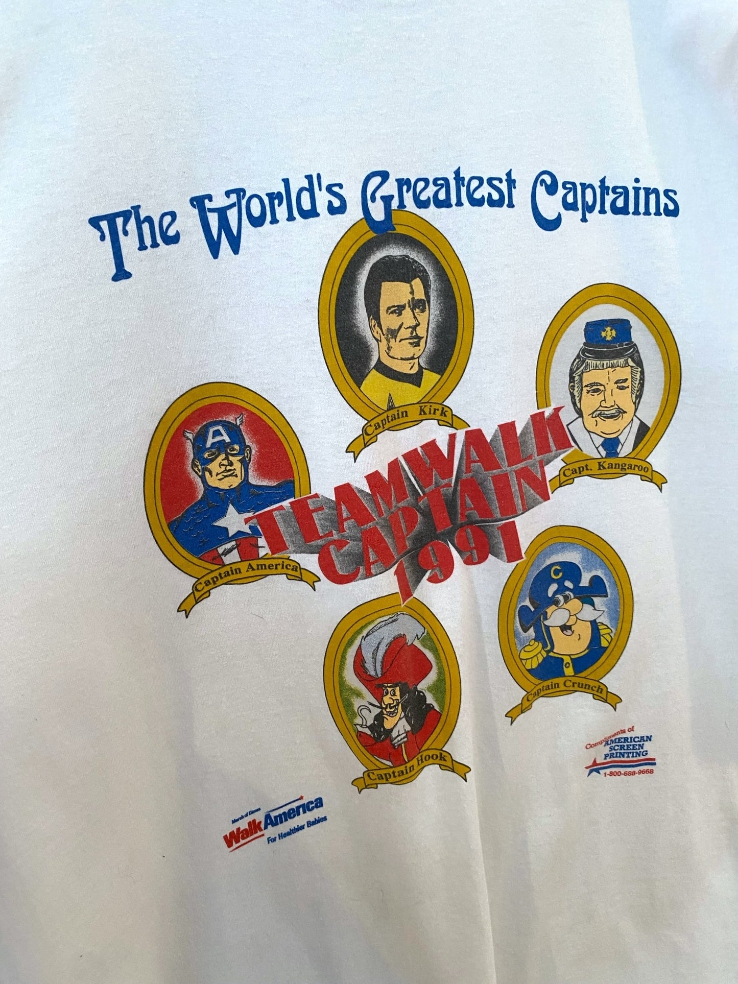 【古着】Hanes 90s Captain Tee L