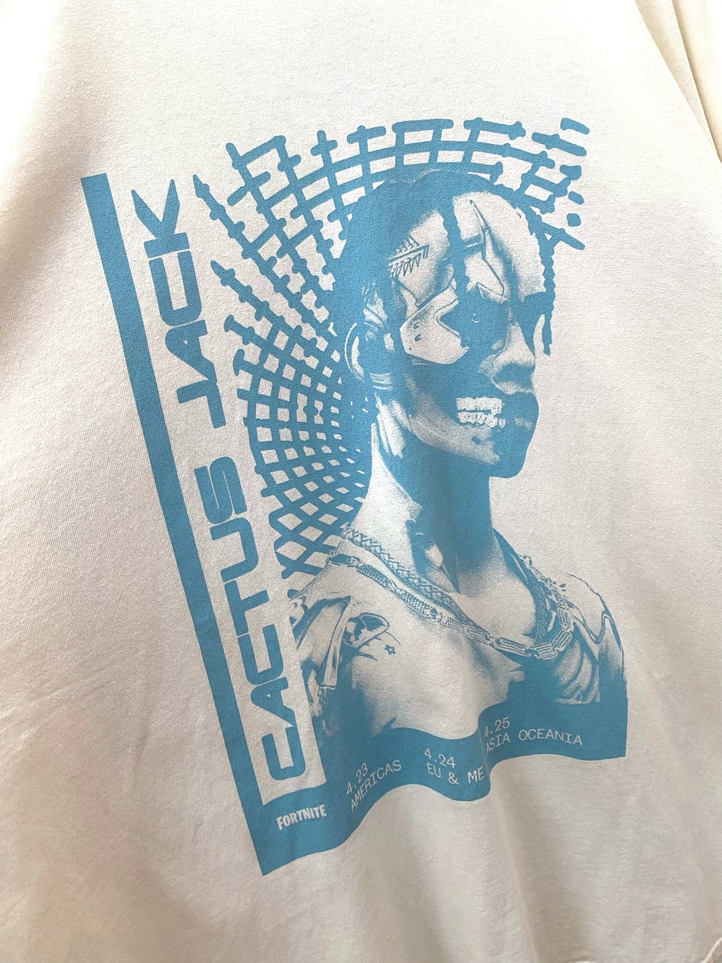 【中古】Cactus Jack Travis Scott Fortnite Long sleeve Tee XL