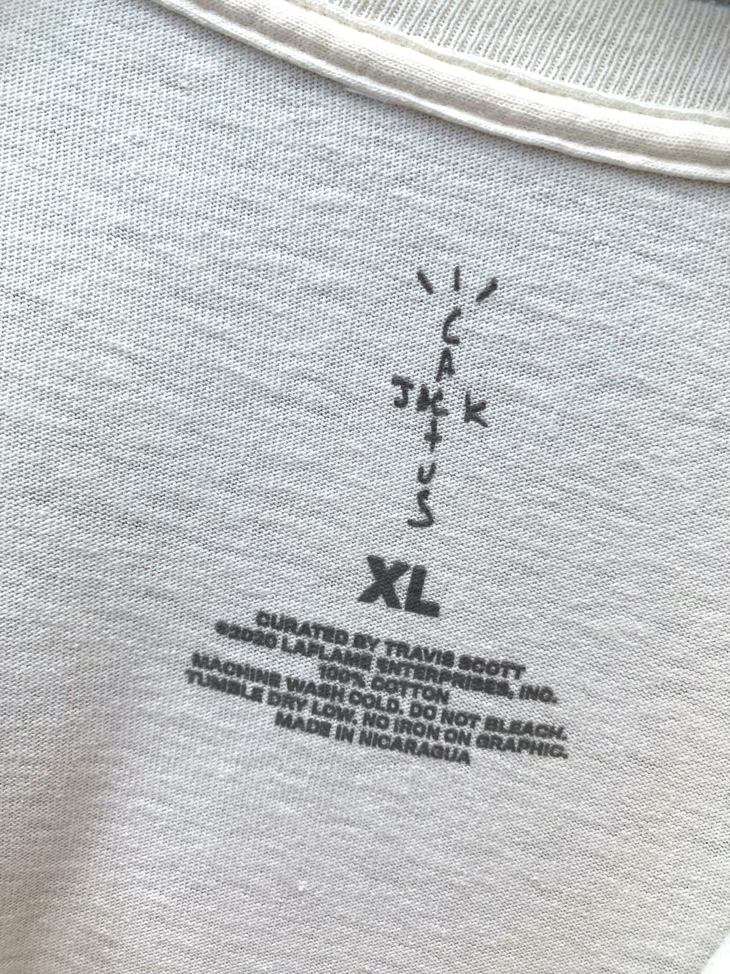 【中古】Cactus Jack Travis Scott Fortnite Long sleeve Tee XL