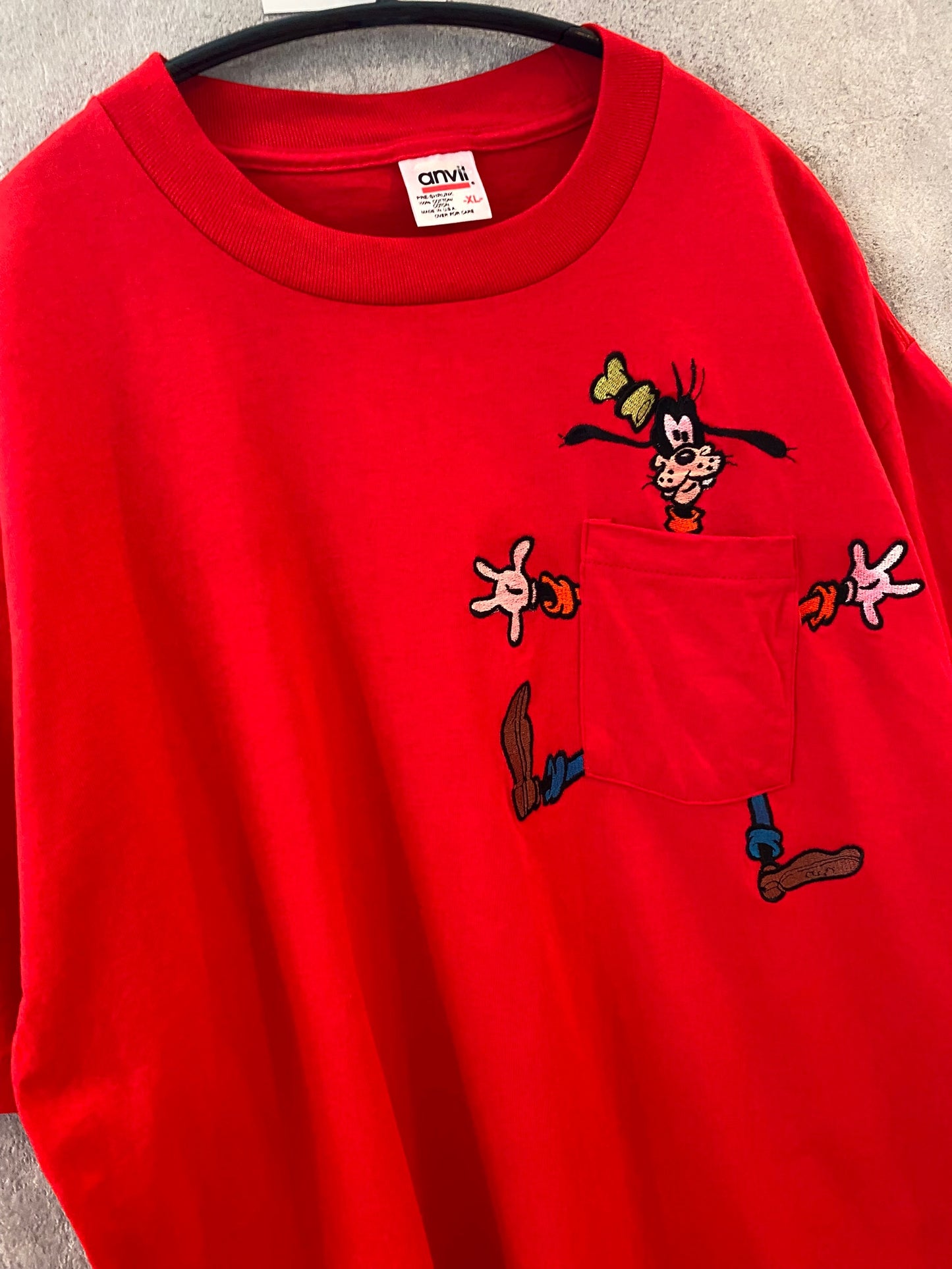 【デッドストック】Disney Goofy dead stock boot Tee XL