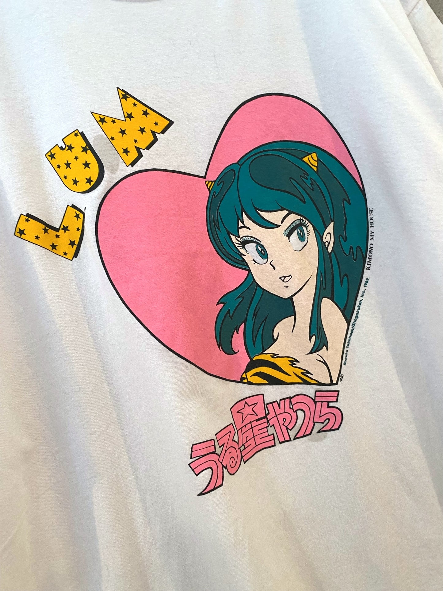 【古着】KIMONO MY HOUSE Urusei Yatsura Lum Tee XL