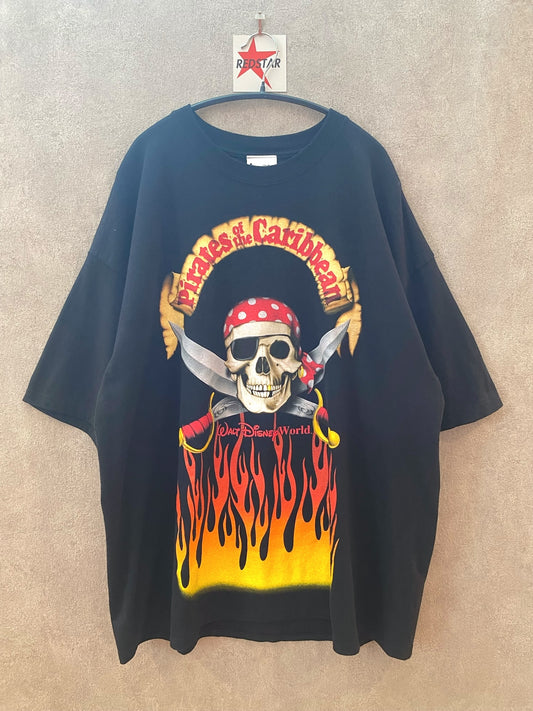 【古着】Pirates of the Caribbean Disney Tee 2XL