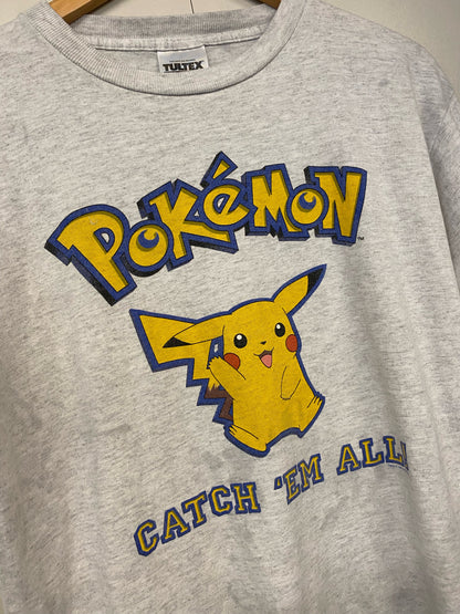【古着】POKEMON Pikachu Tee Youth-XL