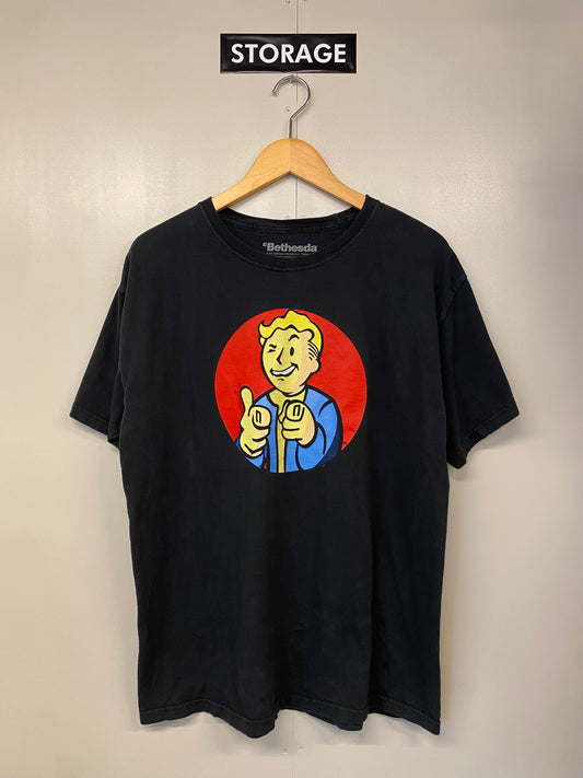 【古着】FALL OUT Voult Boy Tee L