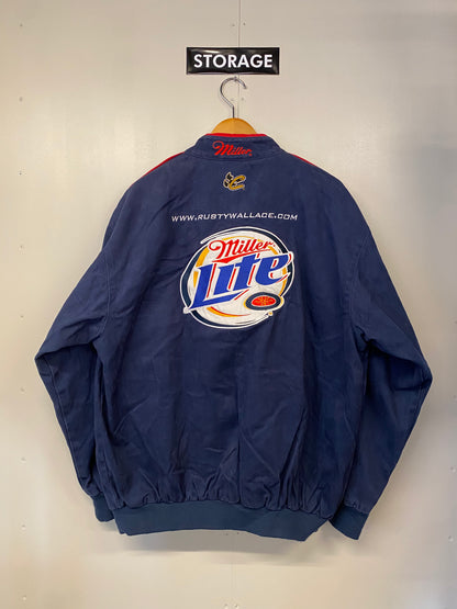 【古着】RACING Jacket Miller Lite L