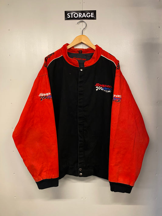 【古着】RACING Jacket Snap-on XXXL