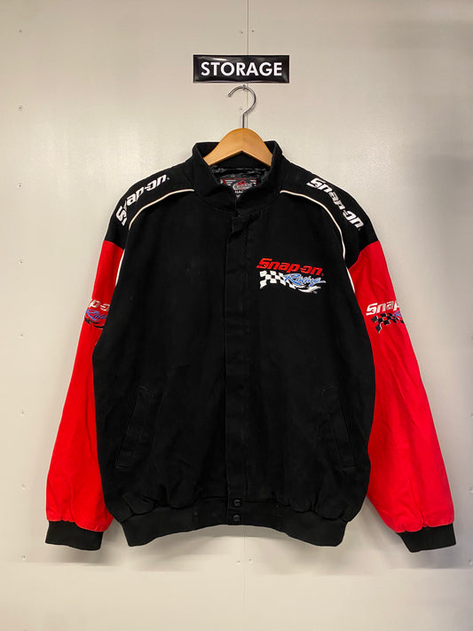 【古着】RACING Jacket Snap-on L