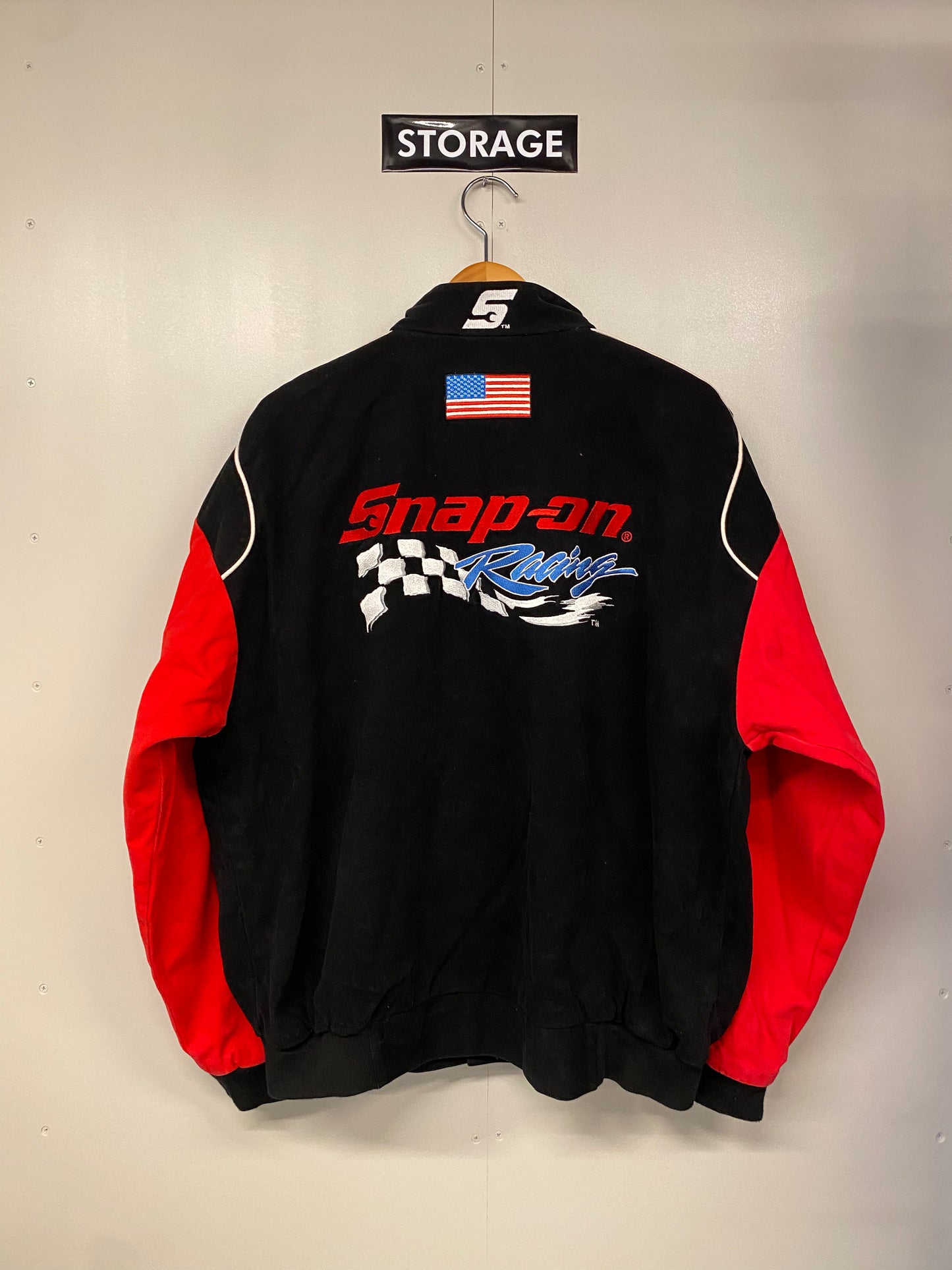 【古着】RACING Jacket Snap-on L