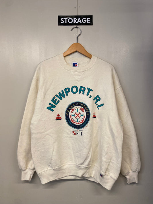 【古着】NEWPORT Sweat Shirt 90s XL
