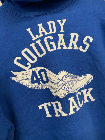 【古着】Lady Cougars Track Foodie Sweat Shirt 90s L