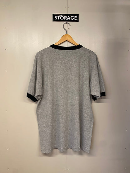 【古着】KNIGT RIDER RINGER Tee XL