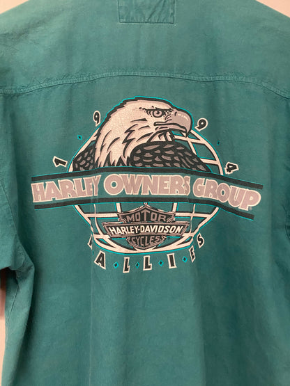 【古着】HARLEY DAVIDSON Cotton Shirt S