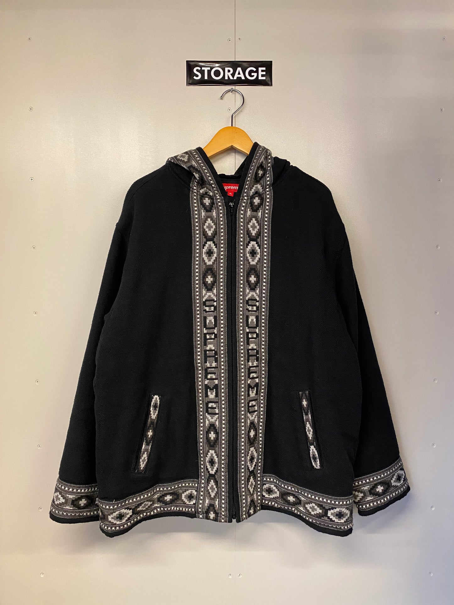【中古】20ss Supreme Woven hooded Jacket XL