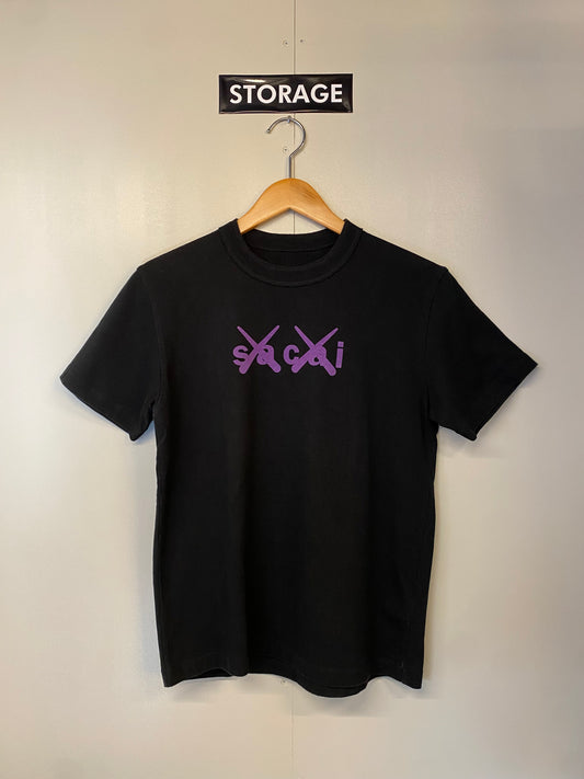 【中古】21FW sacai × KAWS Flock Print Tee