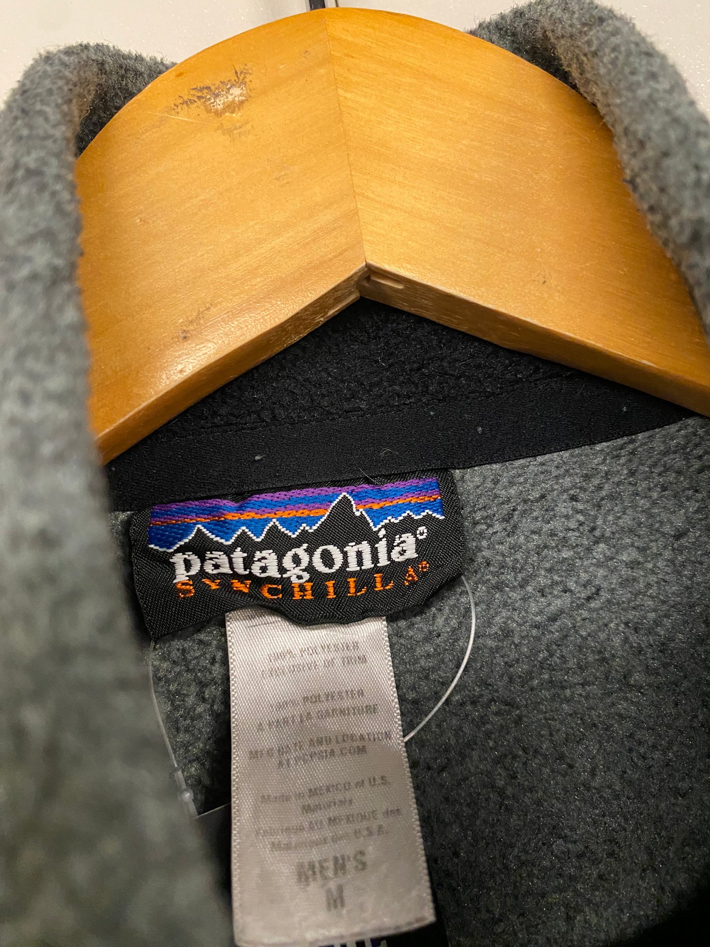 【中古】patagonia fleece SYNCHILLA half zip 25737 FA12 M