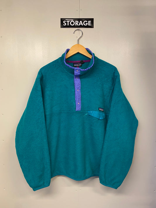 【古着】patagonia fleece SYNCHILLA snap-T jacket XL