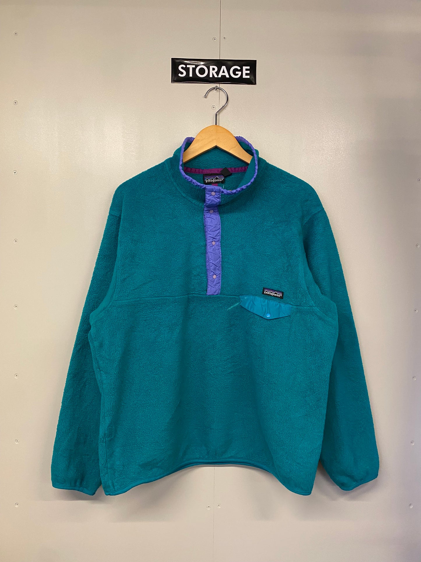 【古着】patagonia fleece SYNCHILLA snap-T jacket XL