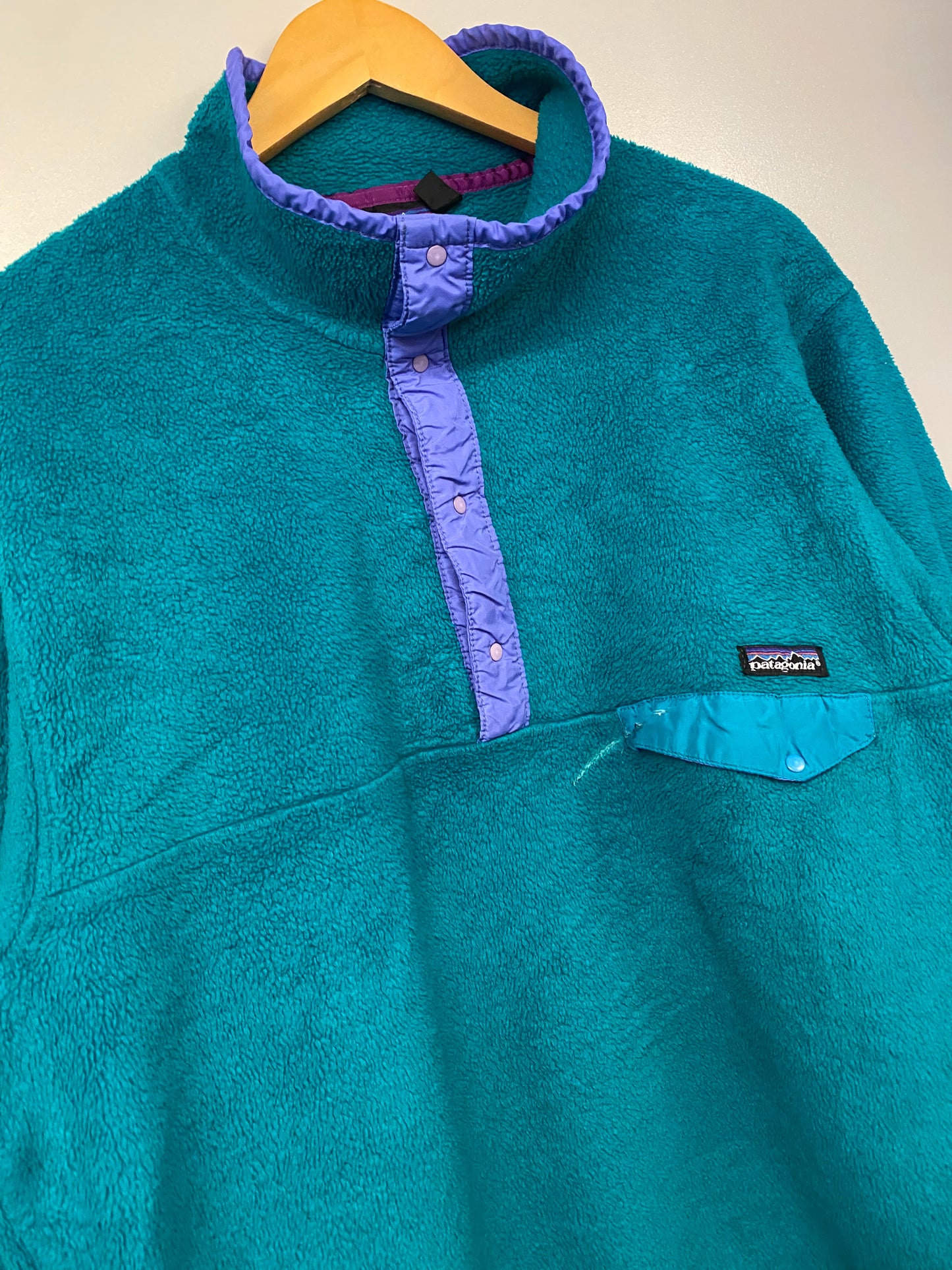 【古着】patagonia fleece SYNCHILLA snap-T jacket XL