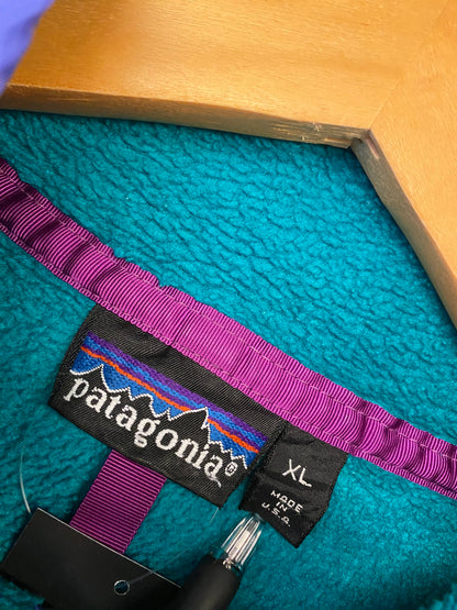 【古着】patagonia fleece SYNCHILLA snap-T jacket XL