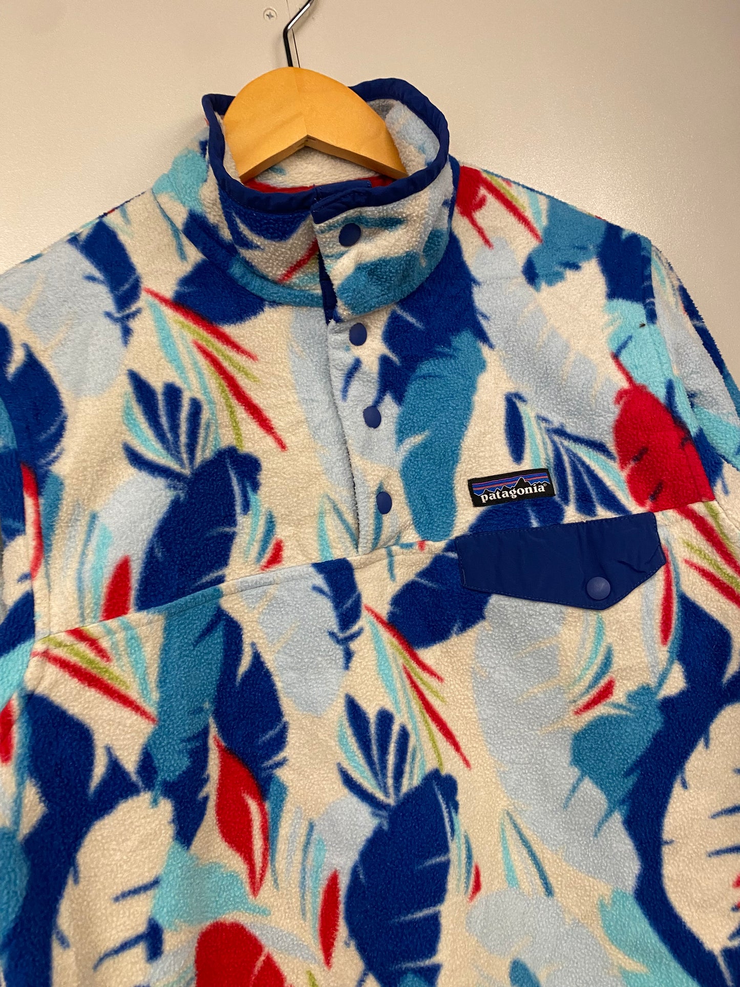 【古着】patagonia fleece SYNCHILLA snap-T jacket 25455 SP16 M