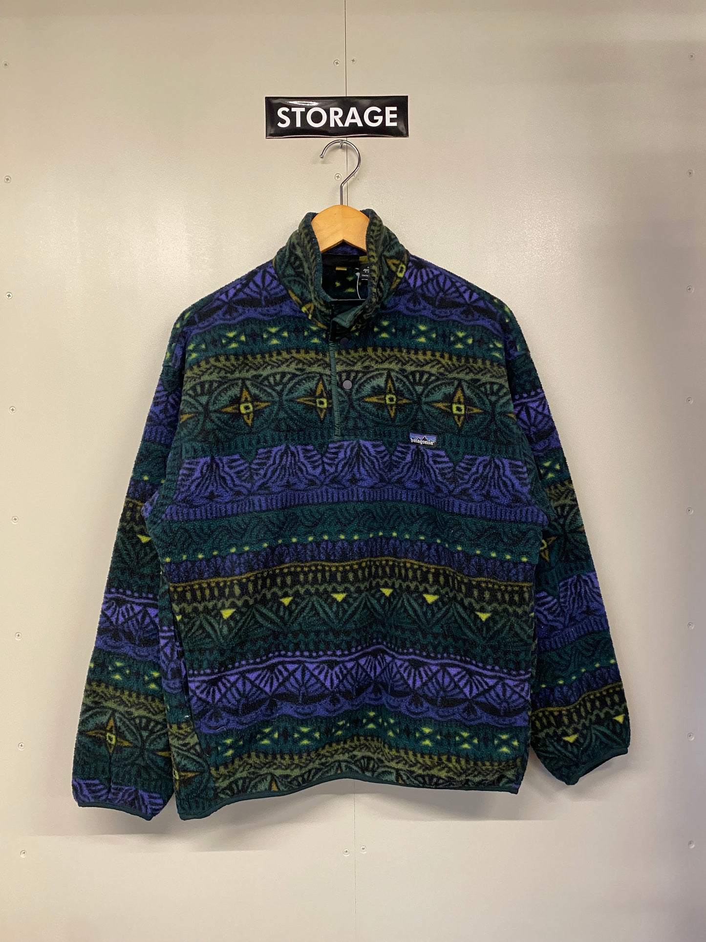 【古着】patagonia fleece SYNCHILLA snap-T jacket 25462 F97 M