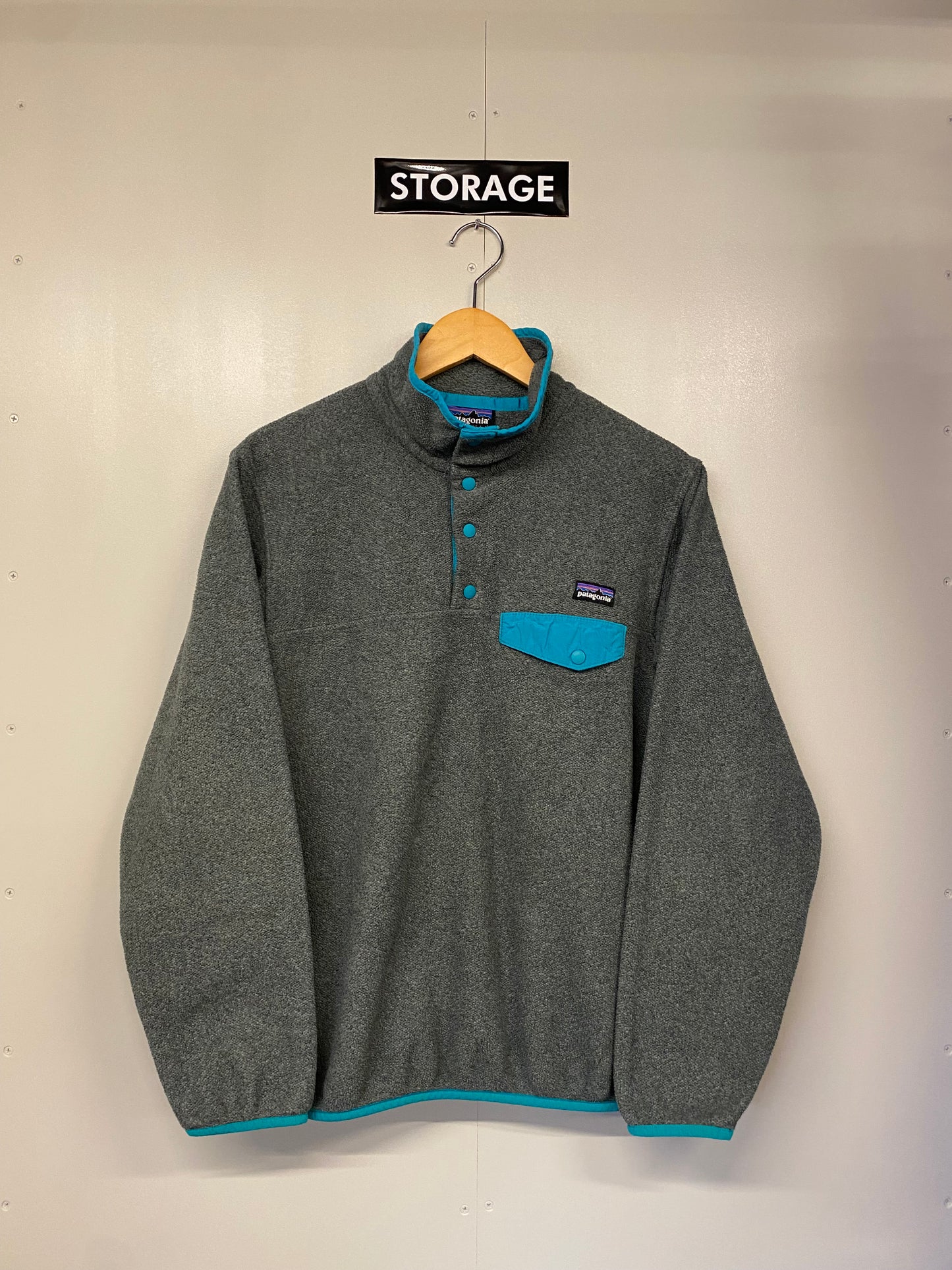【古着】patagonia fleece SYNCHILLA snap-T jacket M