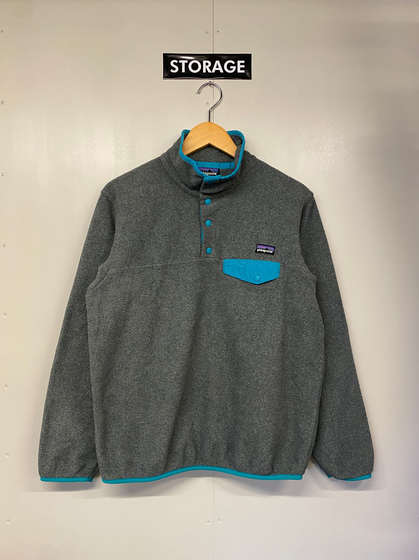 【古着】patagonia fleece SYNCHILLA snap-T jacket M